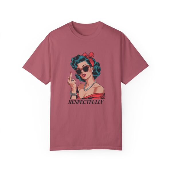 Vintage-Inspired Respectfully T-Shirt for Confident Individuals - Image 10